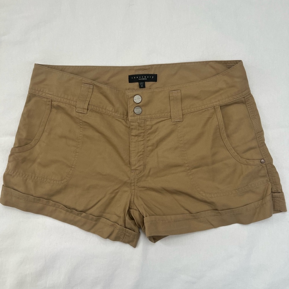 Sanctuary Tan Cotton Women's Shorts